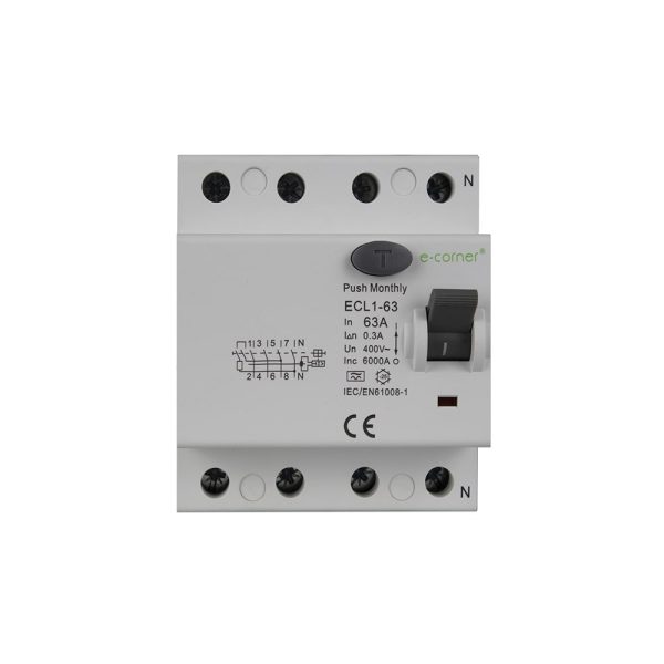 Differenziale Puro Tipo A 3P+N 63A 30mA 400V